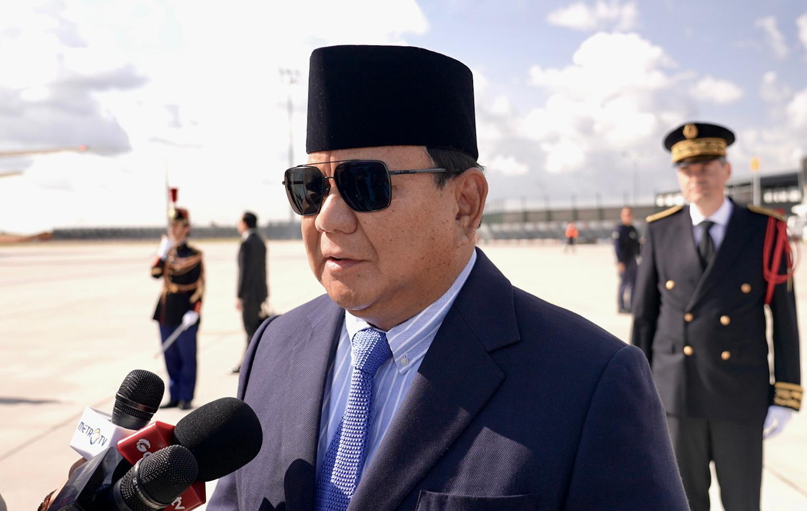 Prabowo Bahas Kerja Sama RI–Prancis & Solusi Timur Tengah
