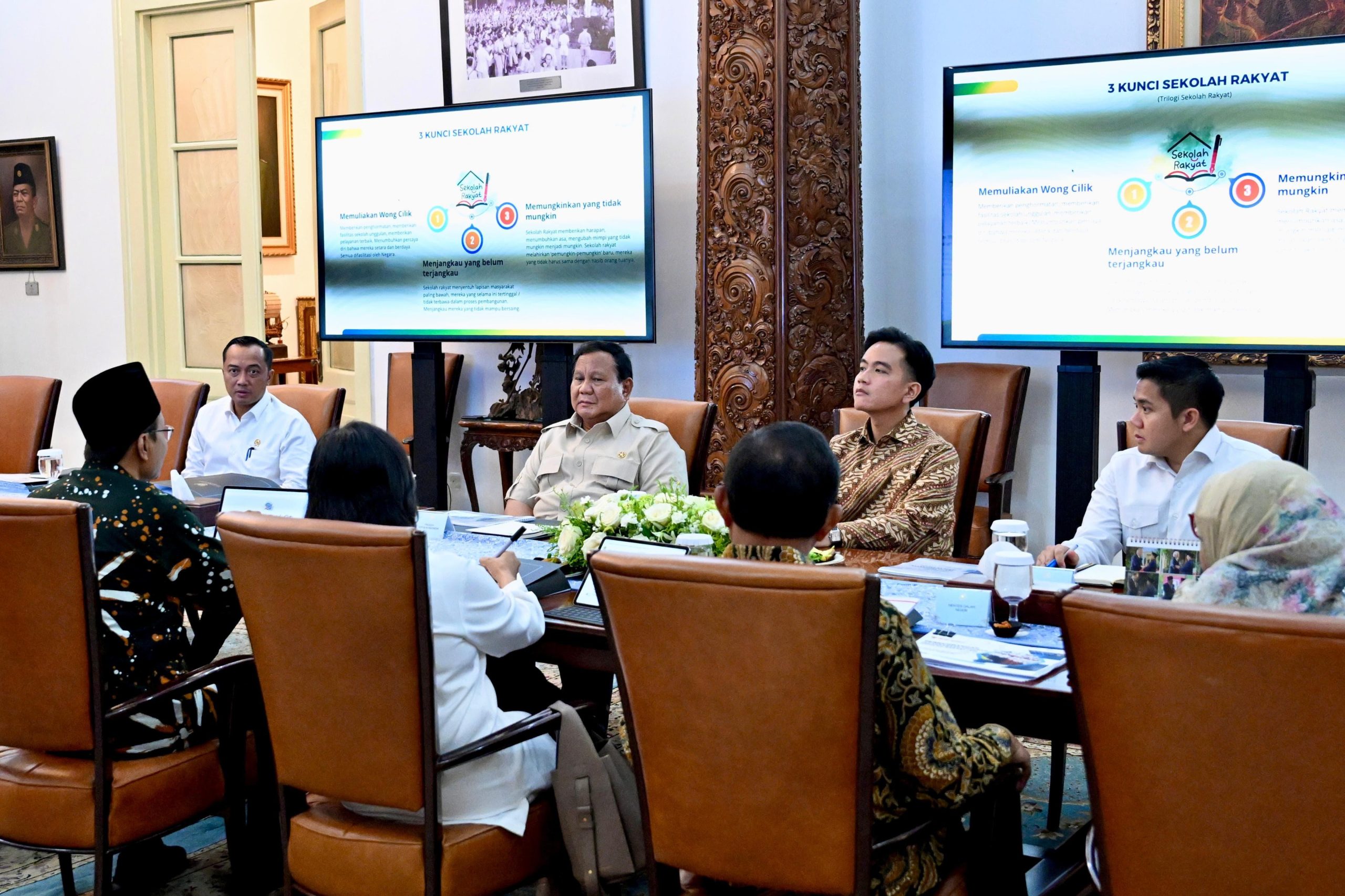 Presiden Prabowo Pimpin Rapat Sekolah Rakyat 2025