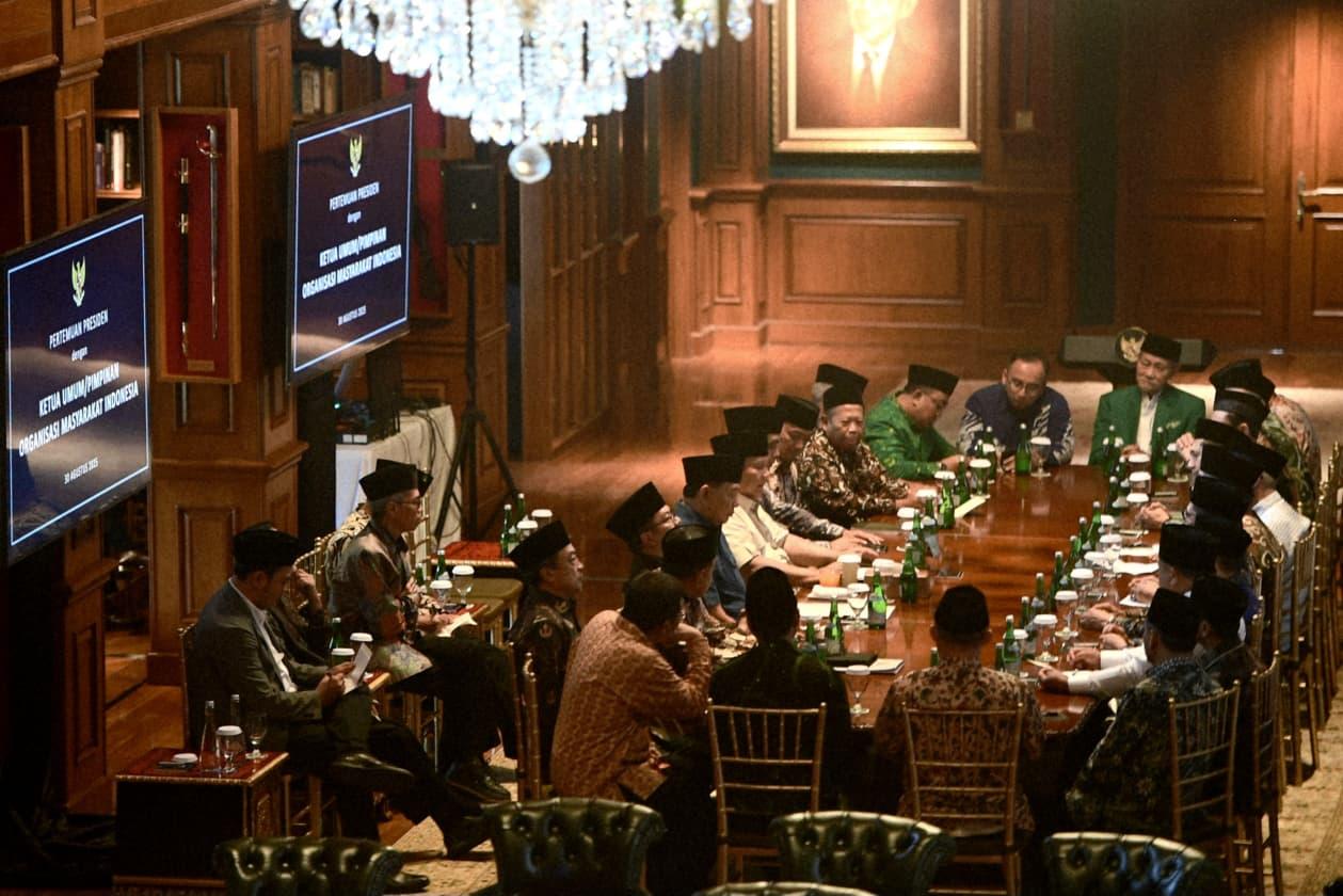 Presiden Prabowo Bahas Persatuan Bangsa dengan Ormas Islam
