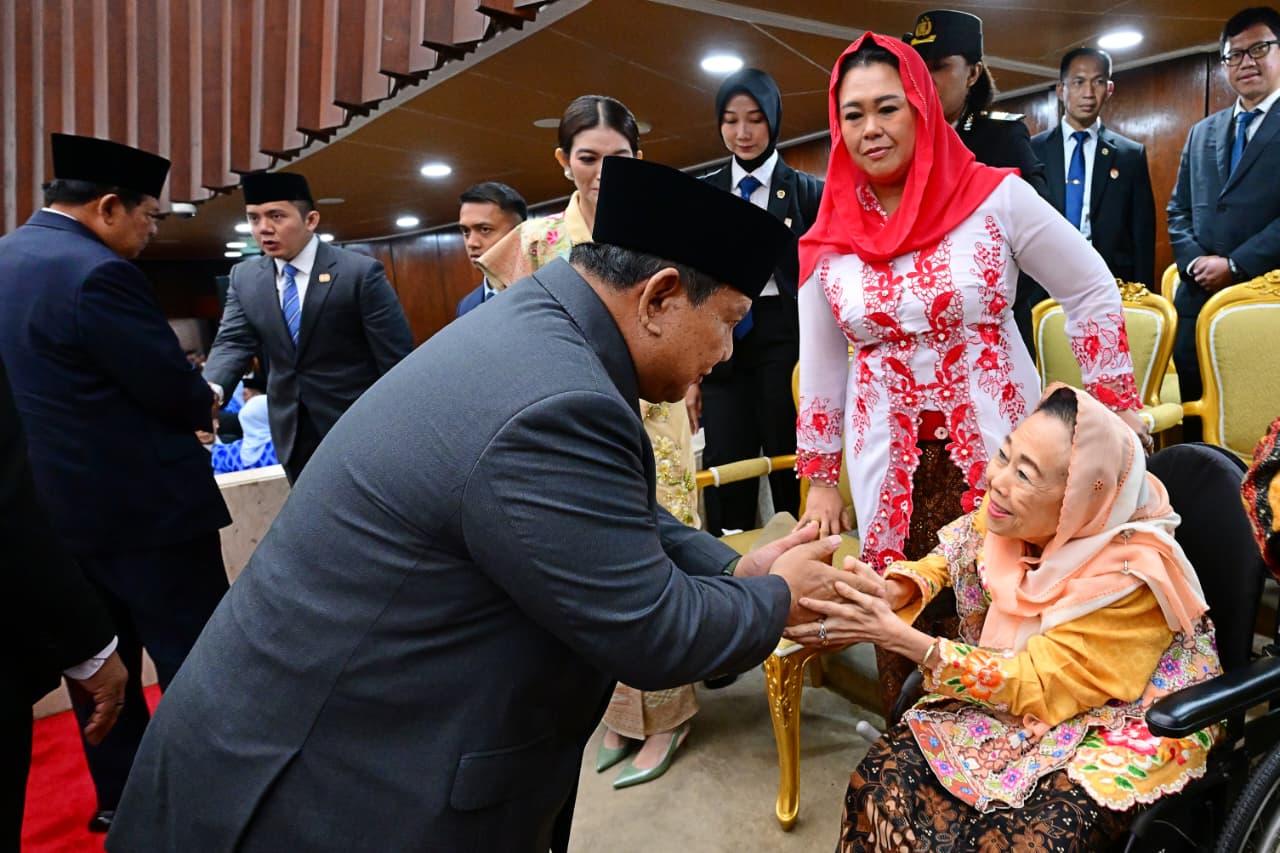 Presiden Prabowo Temui Tokoh Nasional dan Tamu Internasional Usai Pidato Kenegaraan