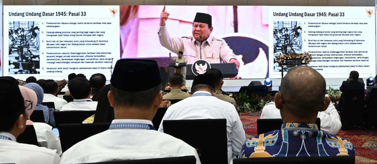 Presiden Prabowo Buka APKASI Otonomi Expo 2025, Tegaskan Pentingnya Pasal 33 UUD 45
