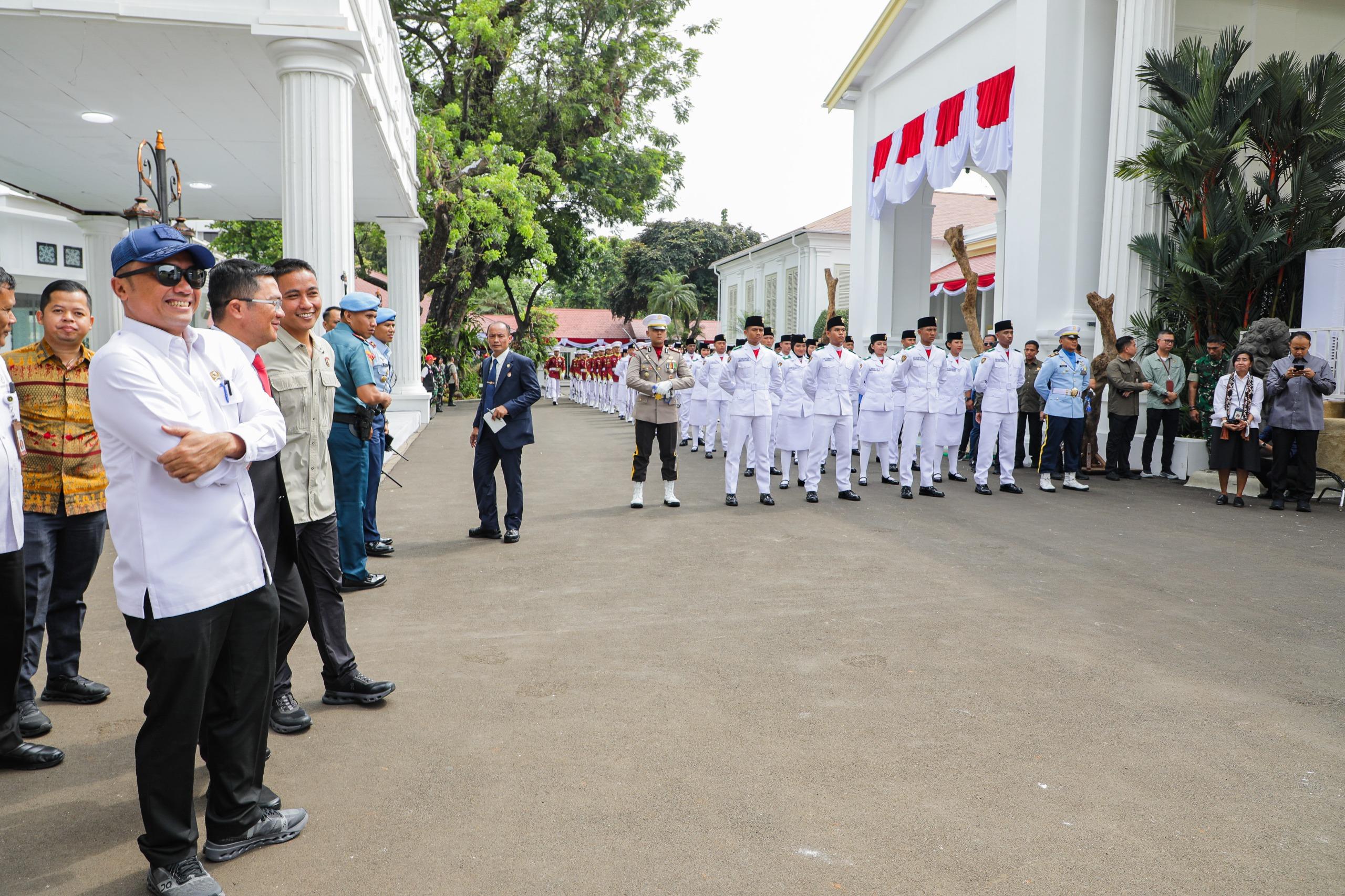 Persiapan Upacara HUT ke-80 RI Hampir 100% Selesai