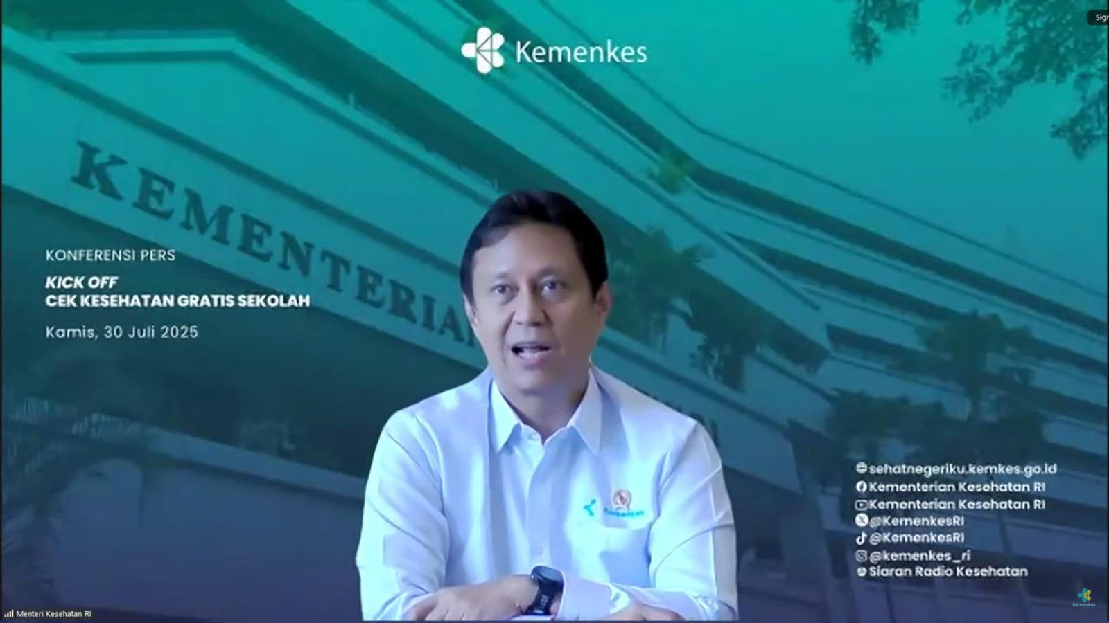 Pemerintah Gelar Cek Kesehatan Gratis untuk 53 Juta Siswa di Sekolah