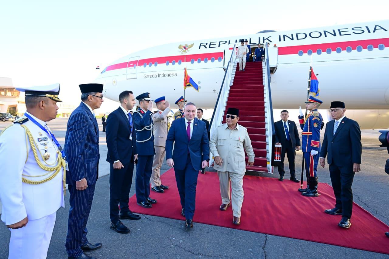 Prabowo Hadiri KTT Perdamaian Sharm El-Sheikh di Mesir