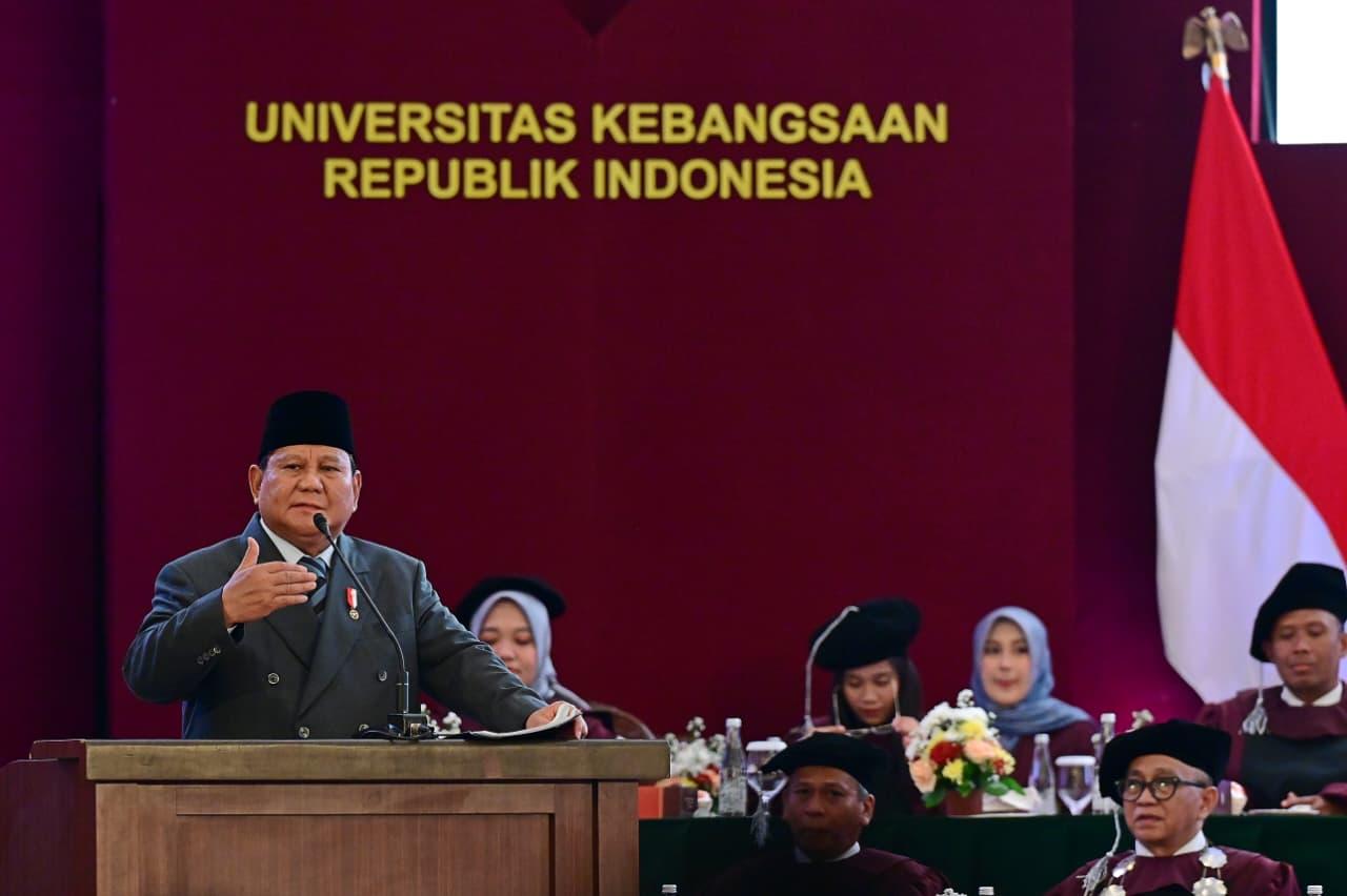 Prabowo Ajak Generasi Muda Pahami Peran Berbangsa