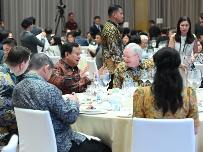 Prabowo Paparkan Strategi Ekonomi Nasional di Forbes Global CEO Conference