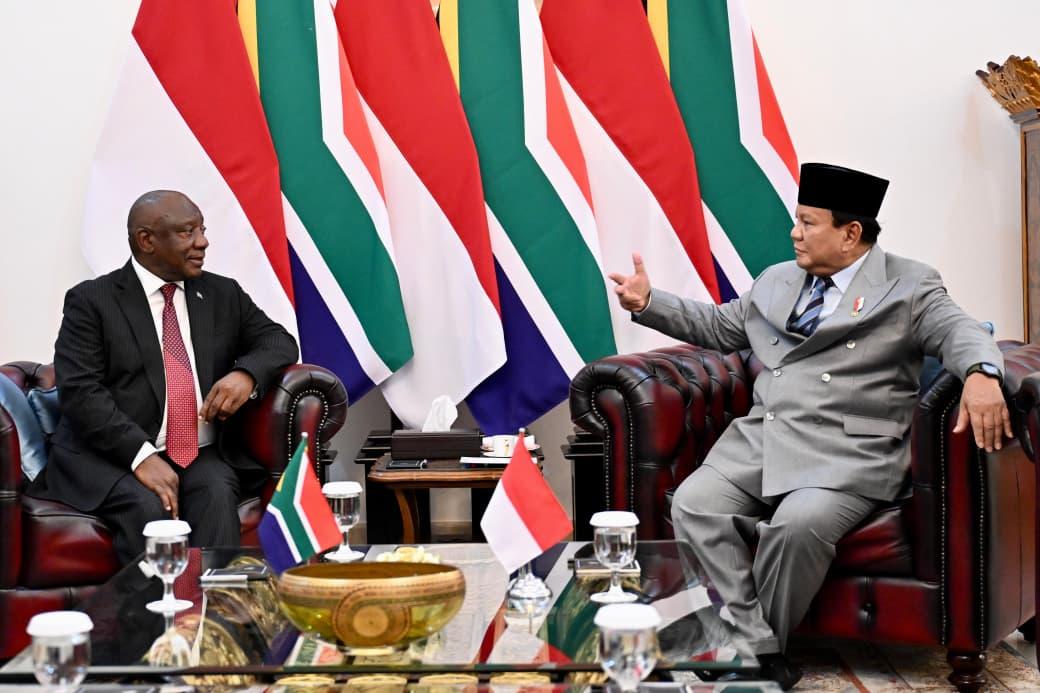 Prabowo Sambut Ramaphosa: Persahabatan Erat Dunia Selatan