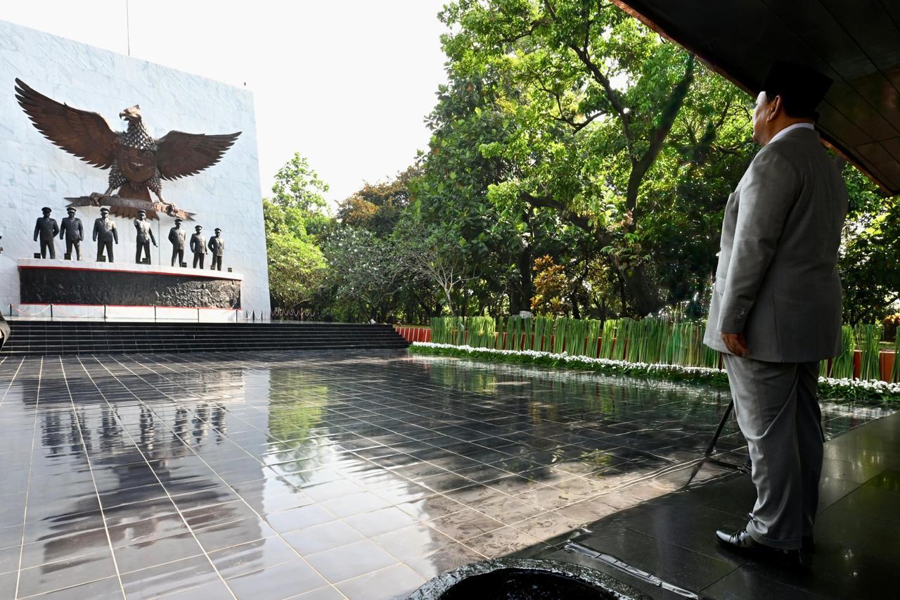 Presiden Prabowo Pimpin Upacara Hari Kesaktian Pancasila 2025