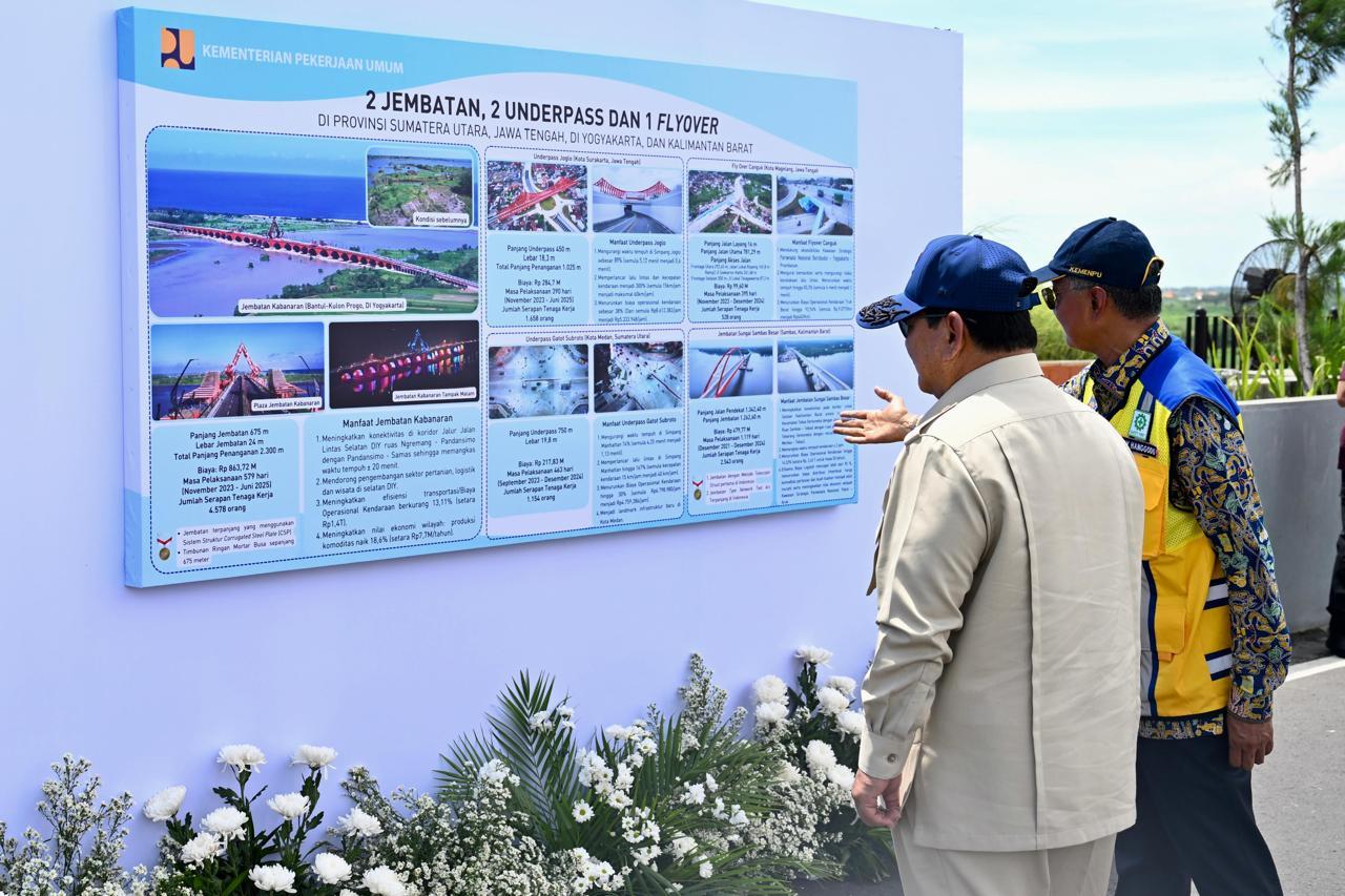 Prabowo Resmikan 4 Infrastruktur Tingkatkan Mobilitas Publik