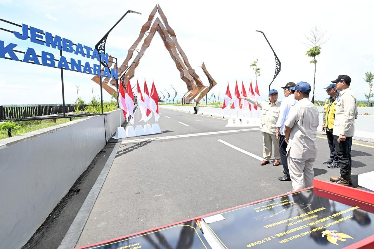 Jembatan Kabanaran Resmi, Prabowo Dukung Penataan & UMKM Terpadu