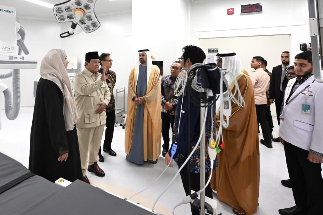 Presiden Prabowo Resmikan RS Kardiologi Emirates-Indonesia Kolaborasi Indonesia-PEA