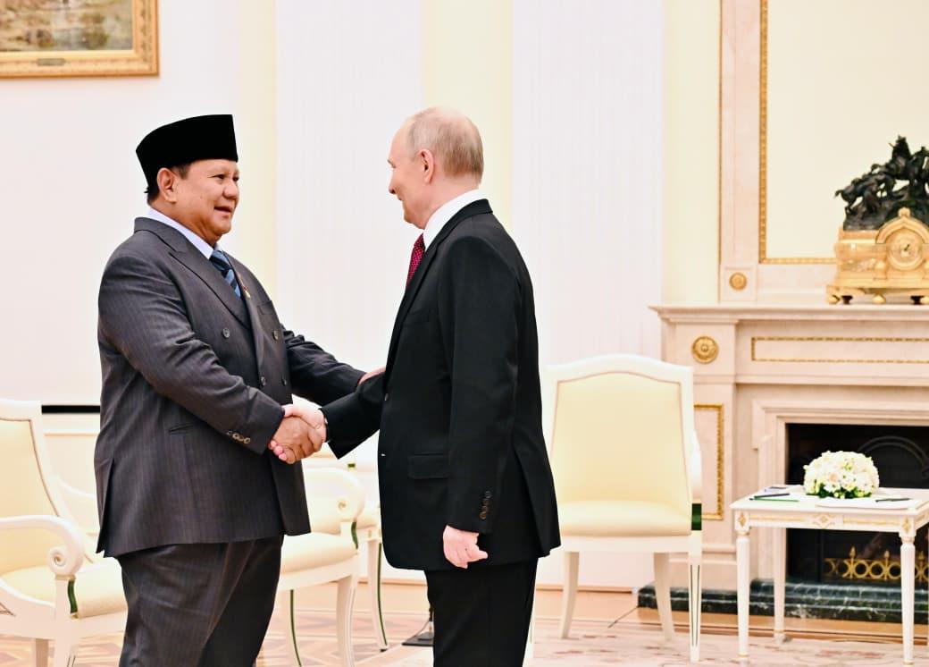 Prabowo Undang Putin ke Indonesia, Sampaikan Apresiasi